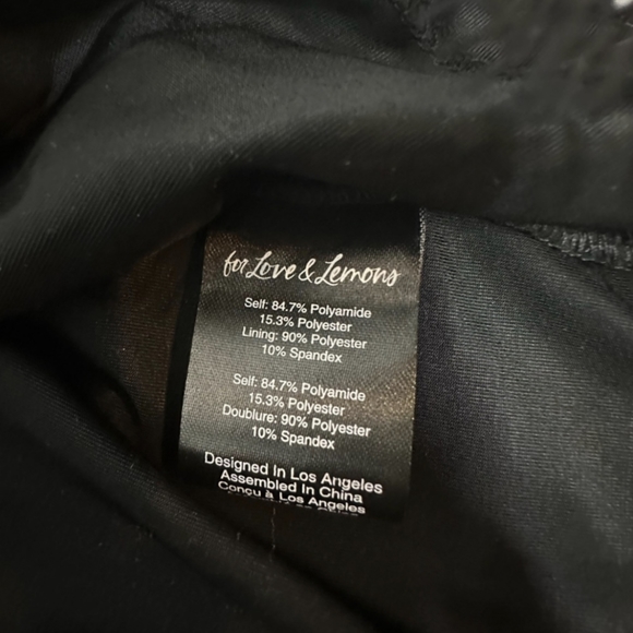 NWT Free People Lyla Royal blue & black lace mini dress.Medium for love & lemons - Picture 11 of 11